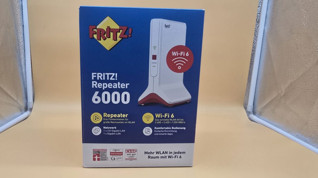 AVM FRITZ!Repeater 6000 – Premium-WLAN-Repeater für große Haushalte